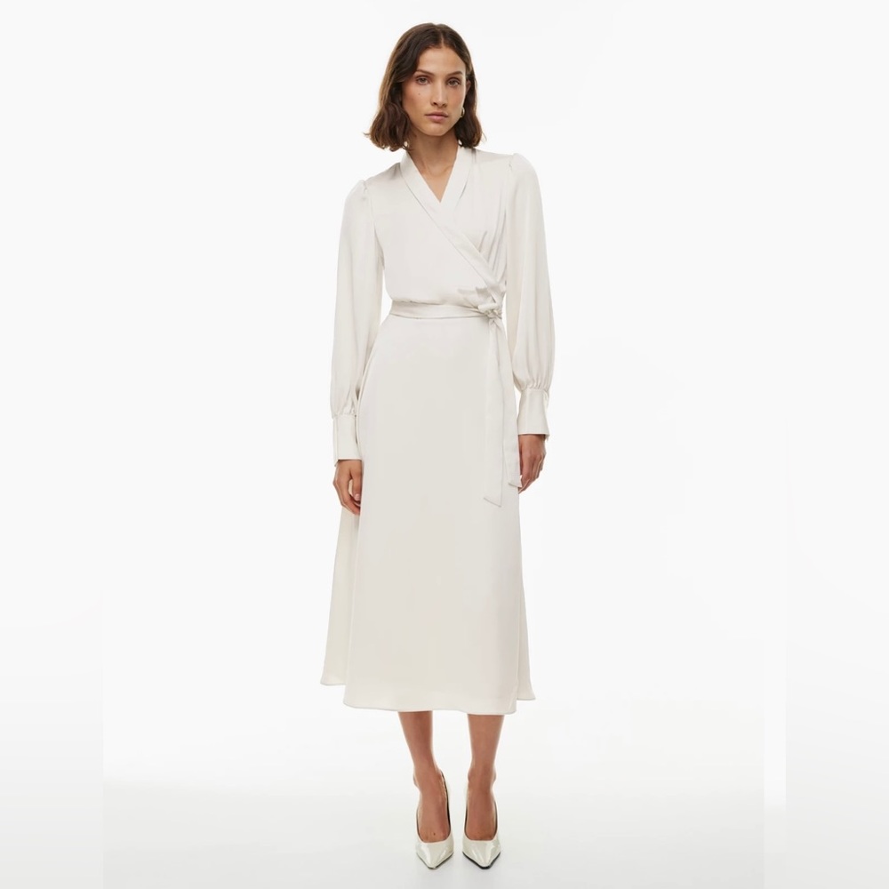 Babaton Hyde Satin Midi Dress